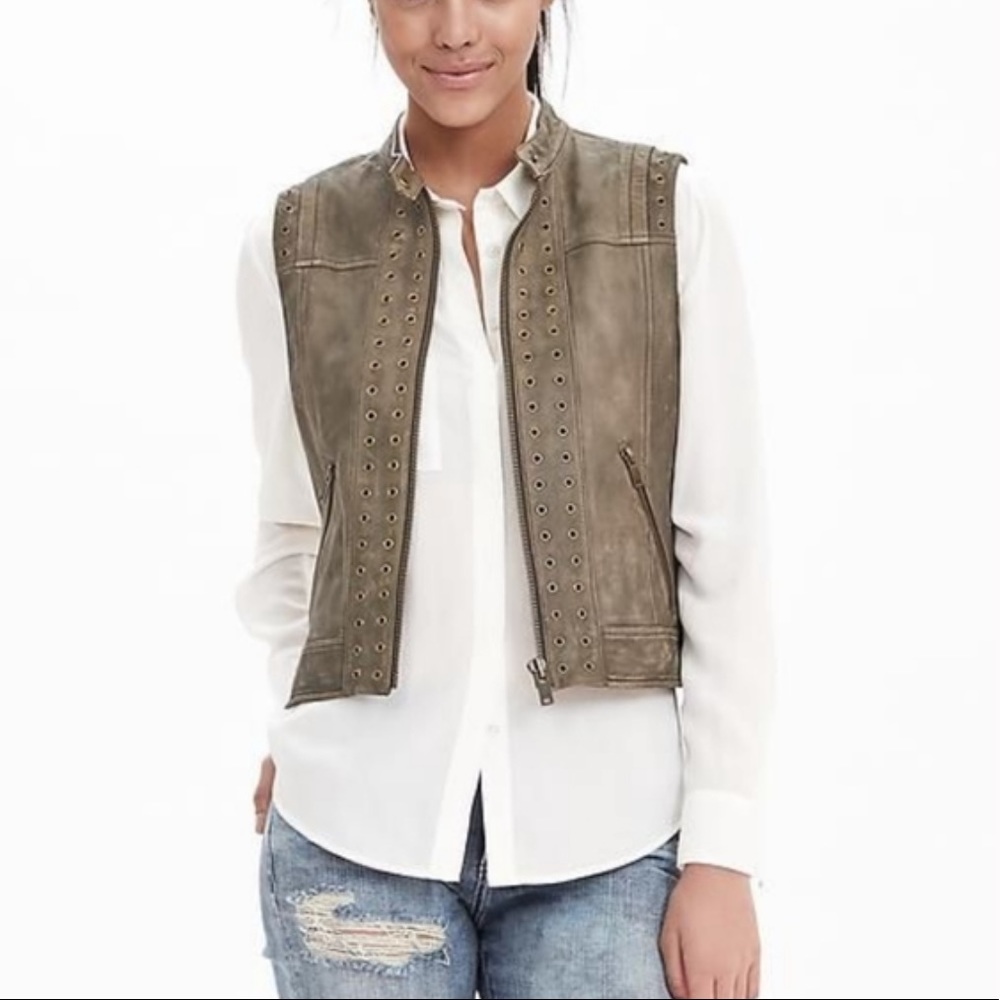 BR Limited Edition Heritage Leather Vest - M